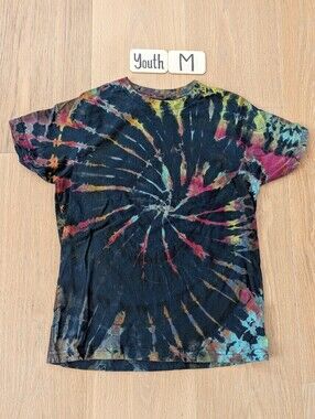 New Reverse Tiedye Unisex Youth Short Sleeve Shirt